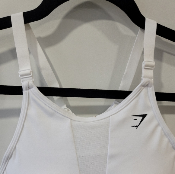 Gymshark White Top - Size XS - Picture 5 of 8